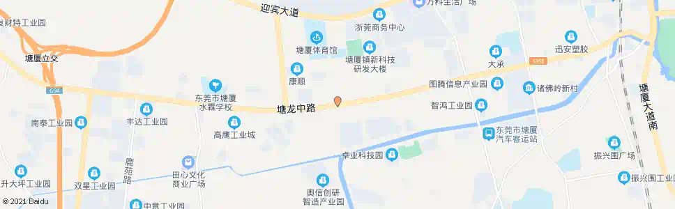 东莞丰骏电子厂_公交站地图_东莞公交_妙搜公交查询2025