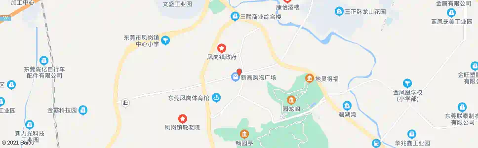 东莞新高商场_公交站地图_东莞公交_妙搜公交查询2025
