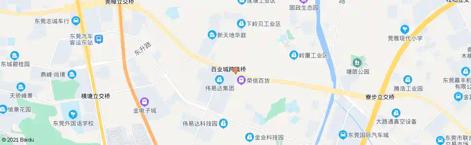 东莞下岭贝_公交站地图_东莞公交_妙搜公交查询2025