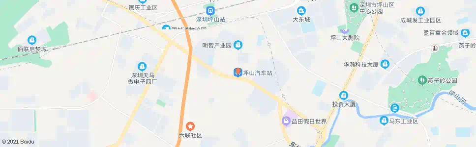 东莞坪山汽车站_公交站地图_东莞公交_妙搜公交查询2025