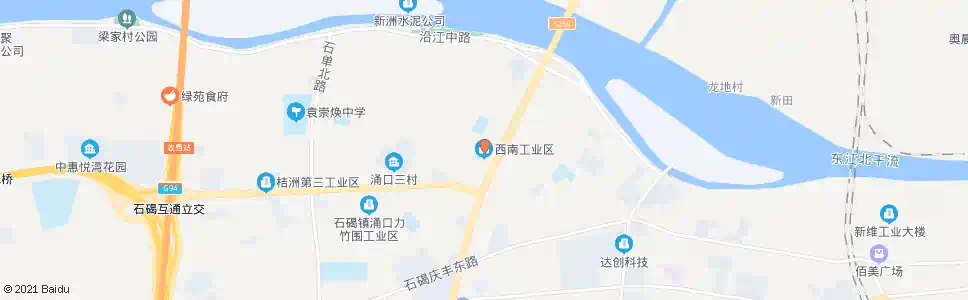 东莞西南工业区_公交站地图_东莞公交_妙搜公交查询2025