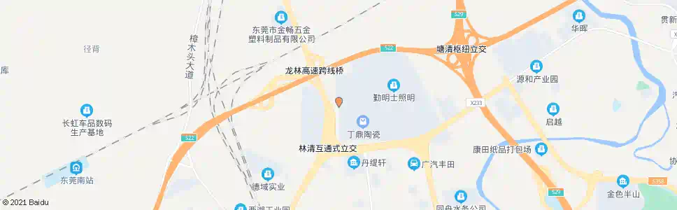 东莞林村太阳城_公交站地图_东莞公交_妙搜公交查询2025