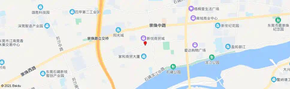 东莞新天地广场_公交站地图_东莞公交_妙搜公交查询2025