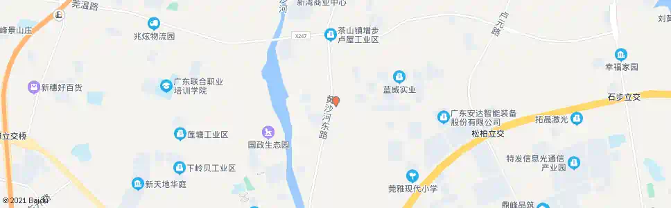 东莞和安大道路口_公交站地图_东莞公交_妙搜公交查询2025