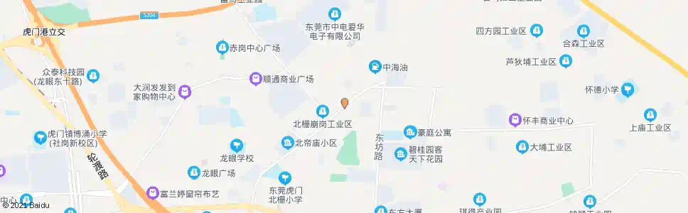 东莞西坊路_公交站地图_东莞公交_妙搜公交查询2025