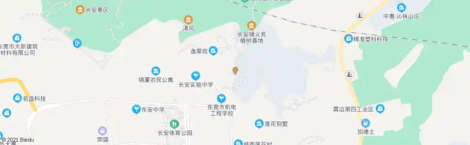 东莞莲花山庄_公交站地图_东莞公交_妙搜公交查询2025