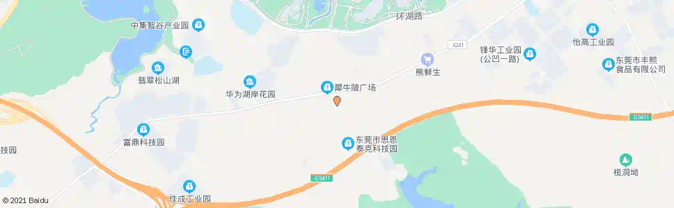 东莞犀牛陂市场_公交站地图_东莞公交_妙搜公交查询2025