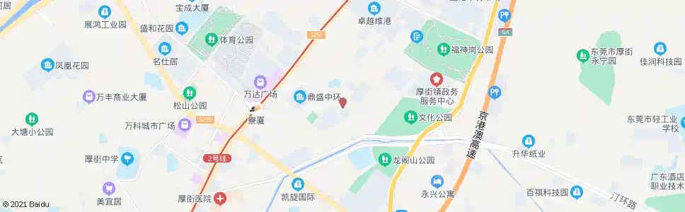 东莞上寮市场_公交站地图_东莞公交_妙搜公交查询2025