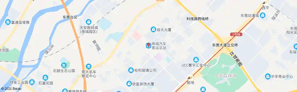 东莞南城_公交站地图_东莞公交_妙搜公交查询2025