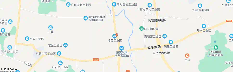 东莞福民站_公交站地图_东莞公交_妙搜公交查询2025