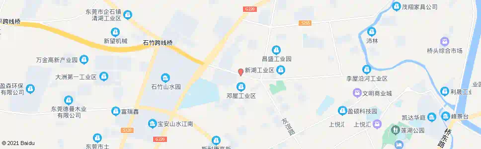 东莞百德工业城_公交站地图_东莞公交_妙搜公交查询2025