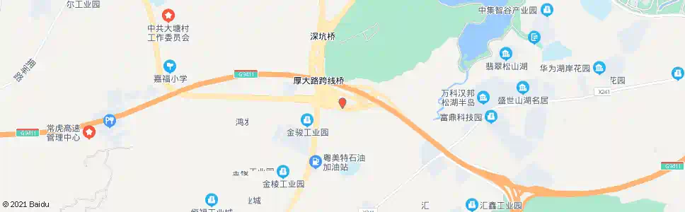 东莞大岭山路口_公交站地图_东莞公交_妙搜公交查询2025