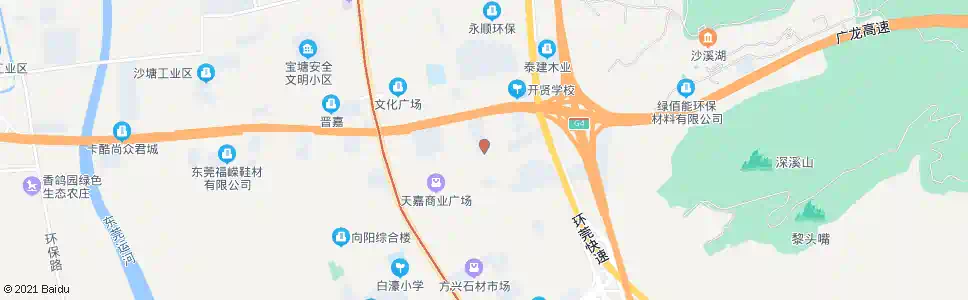 东莞工业街_公交站地图_东莞公交_妙搜公交查询2025