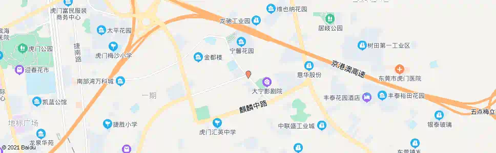 东莞大宁综合市场_公交站地图_东莞公交_妙搜公交查询2025