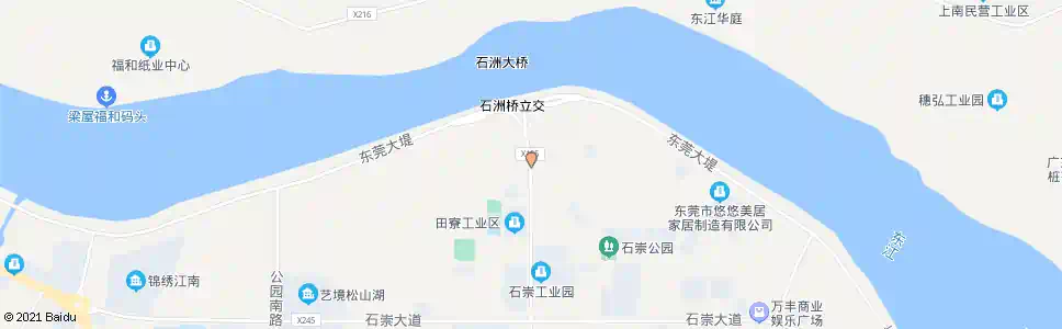 东莞石洲大道_公交站地图_东莞公交_妙搜公交查询2025