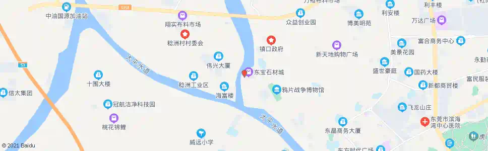 东莞东引码头_公交站地图_东莞公交_妙搜公交查询2025