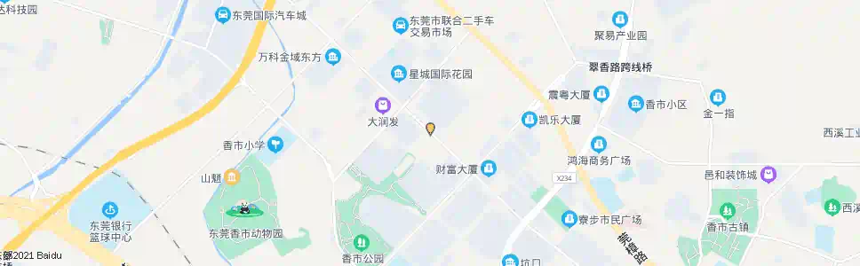 东莞香市一号_公交站地图_东莞公交_妙搜公交查询2025
