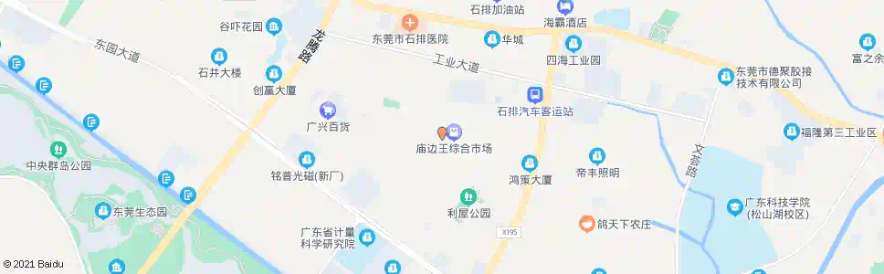 东莞庙边王村_公交站地图_东莞公交_妙搜公交查询2025