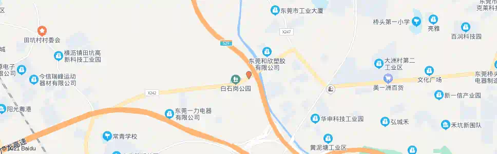 东莞荣昌科技城_公交站地图_东莞公交_妙搜公交查询2025