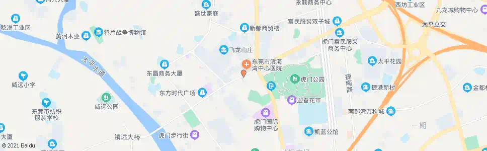 东莞太平人民医院_公交站地图_东莞公交_妙搜公交查询2025