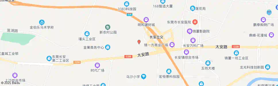 东莞新安第一社区卫生站_公交站地图_东莞公交_妙搜公交查询2025