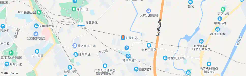 东莞富东点心_公交站地图_东莞公交_妙搜公交查询2025