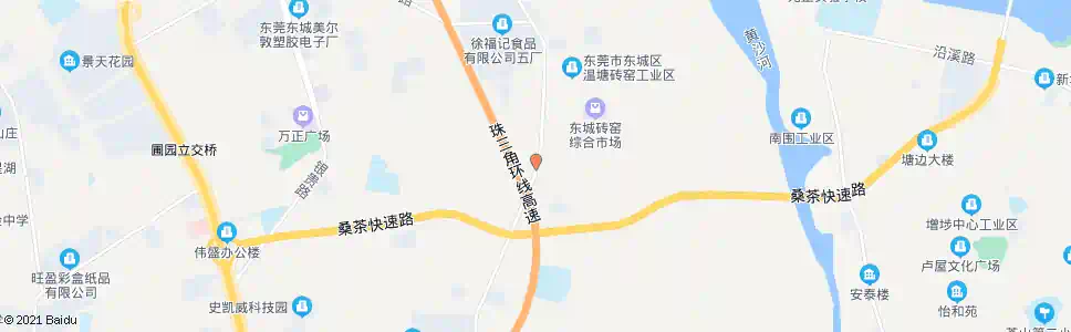 东莞桑园一村_公交站地图_东莞公交_妙搜公交查询2025
