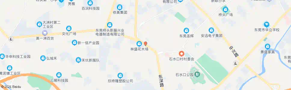 东莞岭厦村_公交站地图_东莞公交_妙搜公交查询2025