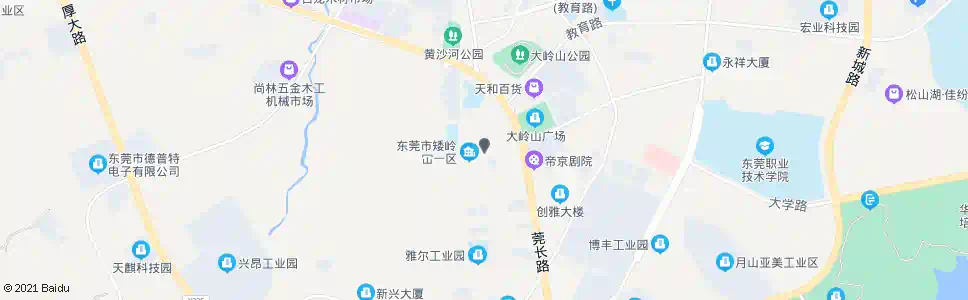 东莞下埔一路口_公交站地图_东莞公交_妙搜公交查询2025