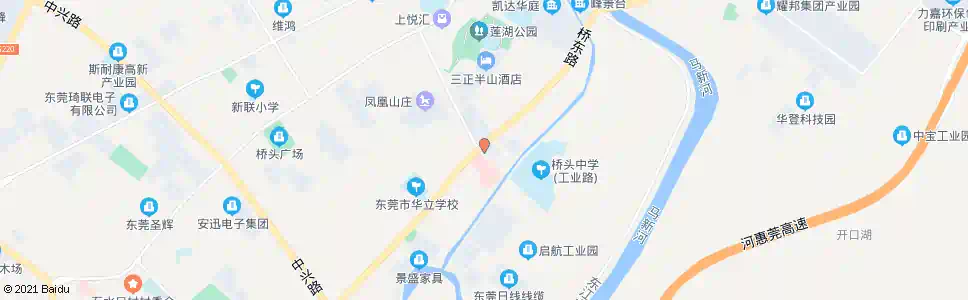 东莞桥头公安分局_公交站地图_东莞公交_妙搜公交查询2025