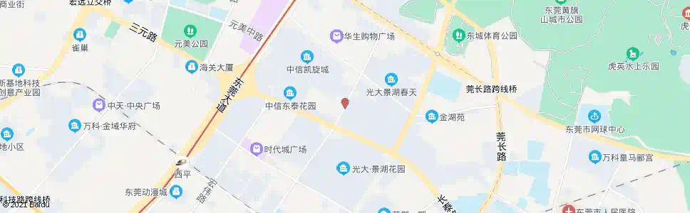 东莞东泰花园东_公交站地图_东莞公交_妙搜公交查询2025