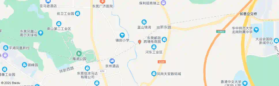 东莞南山工业区_公交站地图_东莞公交_妙搜公交查询2025
