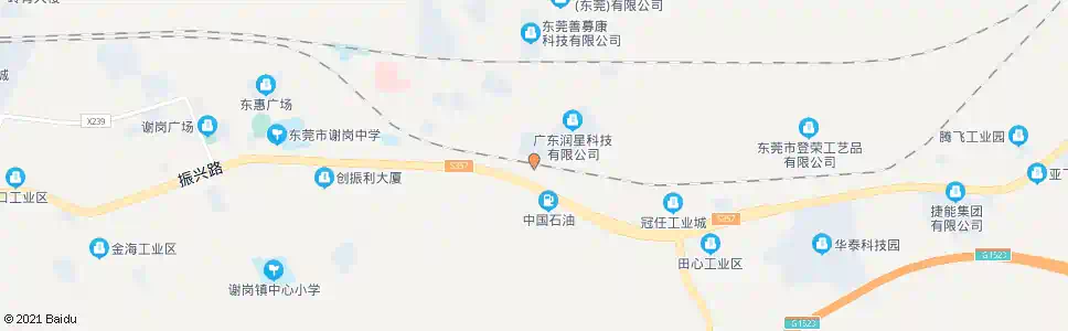 东莞谢岗围_公交站地图_东莞公交_妙搜公交查询2025