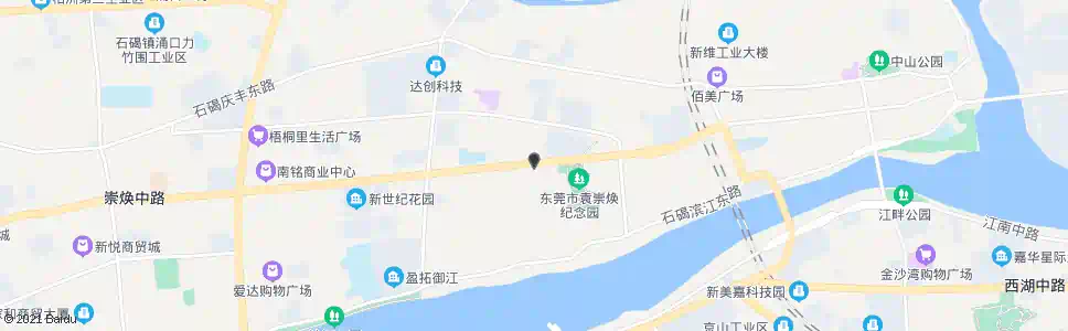 东莞祠北路口_公交站地图_东莞公交_妙搜公交查询2025