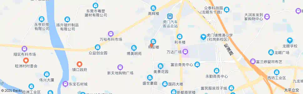 东莞博美村口_公交站地图_东莞公交_妙搜公交查询2025