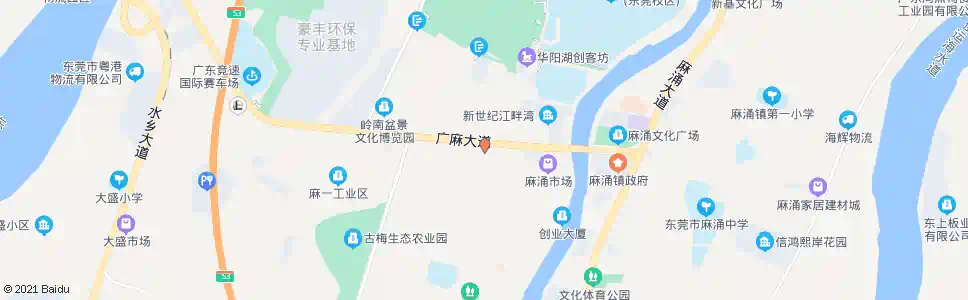 东莞麻涌汽车站_公交站地图_东莞公交_妙搜公交查询2025