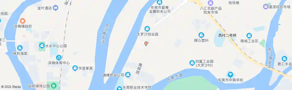 东莞大罗沙村口_公交站地图_东莞公交_妙搜公交查询2025