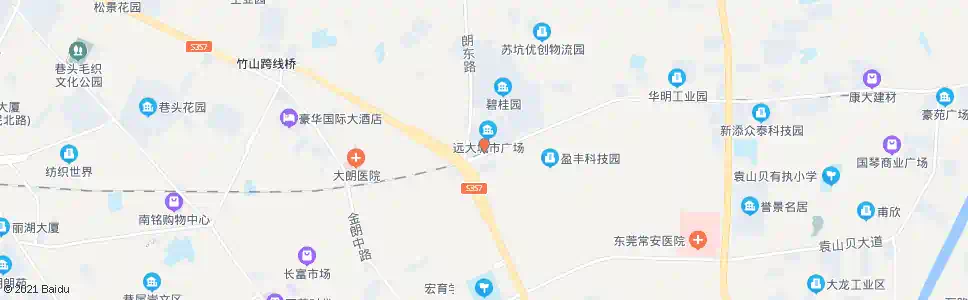 东莞常朗牌坊_公交站地图_东莞公交_妙搜公交查询2025