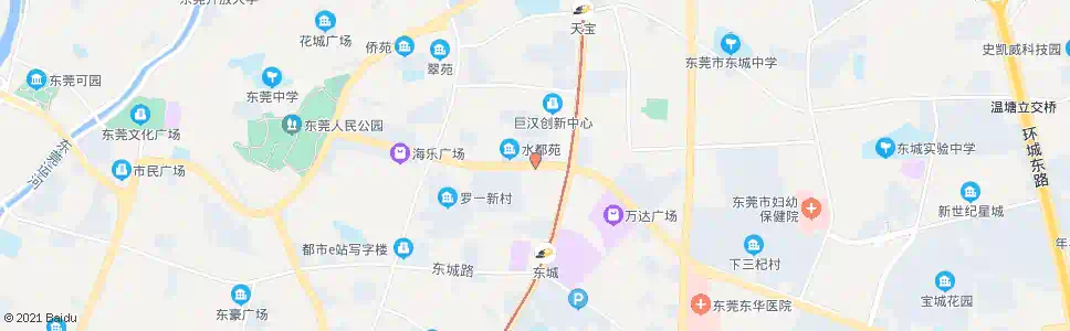 东莞威尼斯广场_公交站地图_东莞公交_妙搜公交查询2025