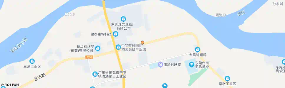 东莞潢涌酒家_公交站地图_东莞公交_妙搜公交查询2025