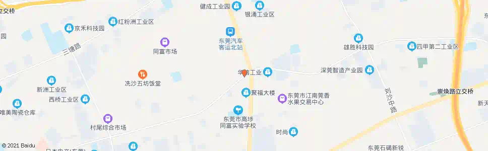 东莞北王路口_公交站地图_东莞公交_妙搜公交查询2025