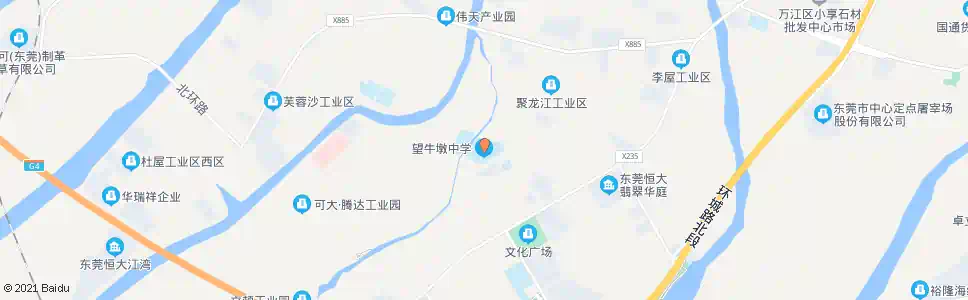 东莞望牛墩中学_公交站地图_东莞公交_妙搜公交查询2025