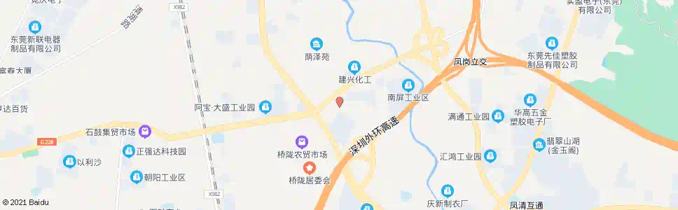 东莞南屏工业区_公交站地图_东莞公交_妙搜公交查询2025