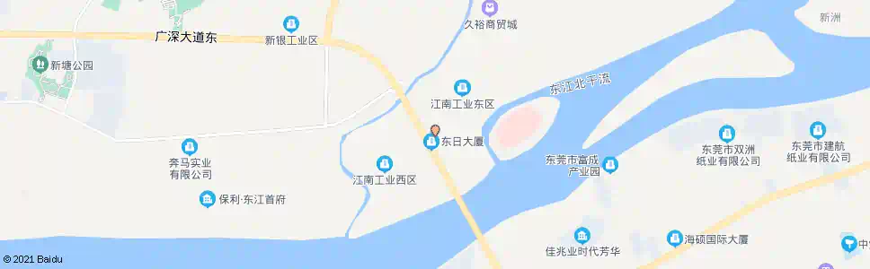 东莞江南村口_公交站地图_东莞公交_妙搜公交查询2025