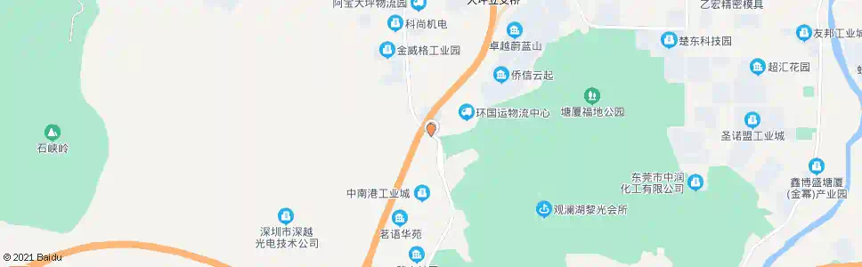 东莞黎光收费站_公交站地图_东莞公交_妙搜公交查询2025
