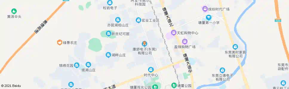 东莞康舒电子厂_公交站地图_东莞公交_妙搜公交查询2025