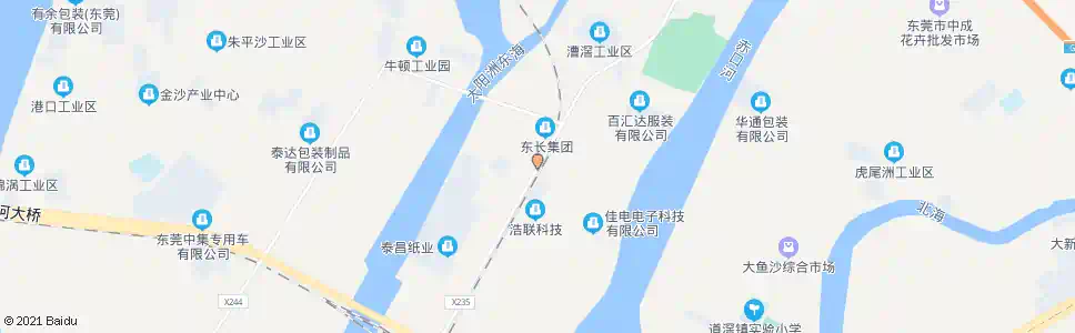 东莞步律_公交站地图_东莞公交_妙搜公交查询2025