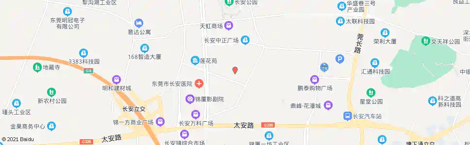 东莞长盛花园_公交站地图_东莞公交_妙搜公交查询2025