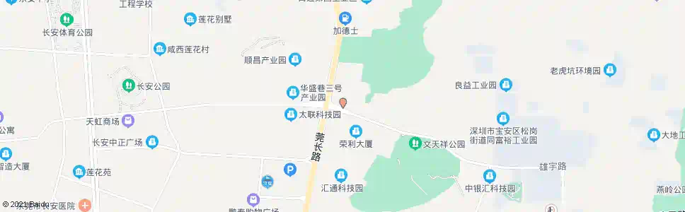 东莞长安海关(107国道)_公交站地图_东莞公交_妙搜公交查询2025