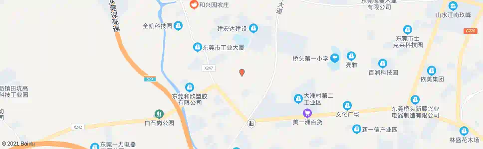 东莞田尾村_公交站地图_东莞公交_妙搜公交查询2025